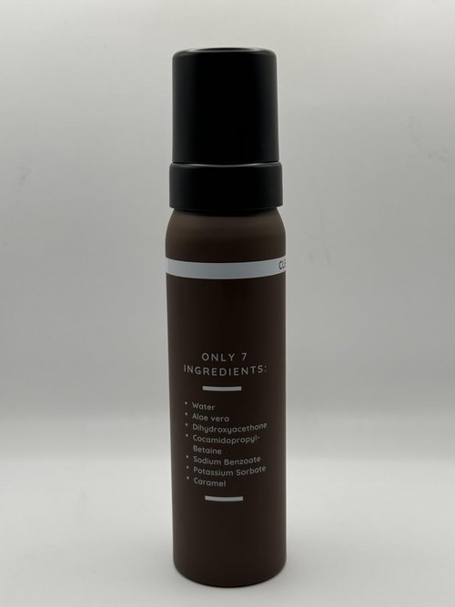 Sobe Tan Self-Tanner | Clean, Natural, Streak-Free Caramel Tan | Only 7 Ingredients - No Nasties | With a Natural Caramel Color Guide for Flawless Application | The Cleanest Mousse on the Market