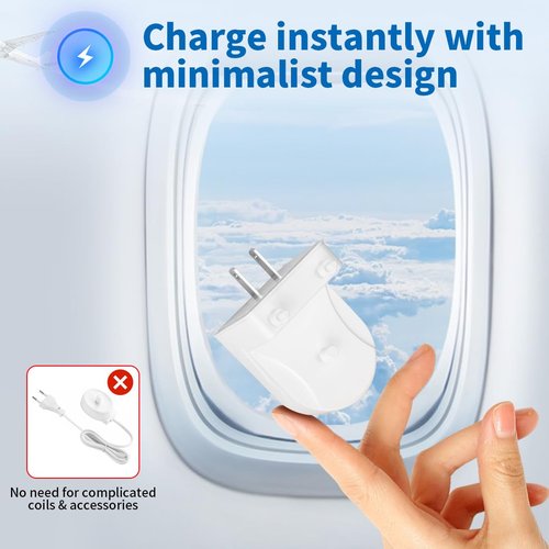 Wall Charger for Philips Sonicare Electric Toothbrush, Wireless Electric Toothbrush Wall Charger for HX6100 /HX3000 /HX6000 /HX8000 /HX9000, IPX7 Waterproof