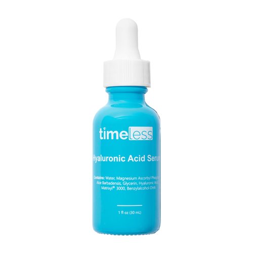 Timeless Skin Care Hyaluronic Acid - Hydrating Face Serum for Personal Care - Fragrance-Free Hyaluronic Acid Serum with Vitamin C & Matrixyl 3000-1 oz