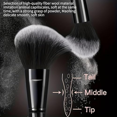 56Pcs Black Makeup Brushes Set Professional with Case Premium Synthetic for Foundation Concealer Blush Eyeshadow Powder Contour Makeup Brush Kit Face Eye Make up Brushes & Tools