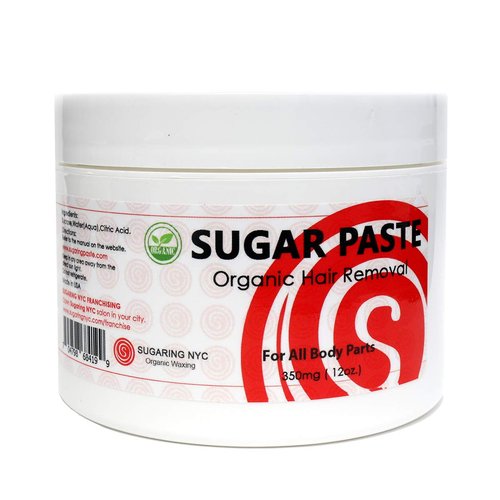 Sugaring Paste for Legs Bondage technique + kit of 100 Sugaring Nylon Strips & Healing Lotion