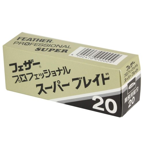Feather Artist Club ProSuper Razor Blades 20 Count (Pack of 2)