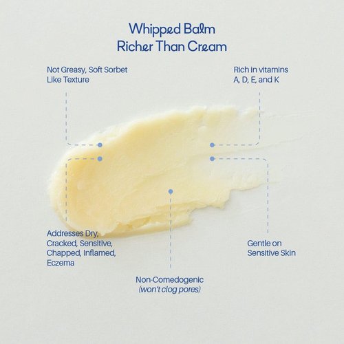 100% Grass-Fed Beef Tallow Balm for Skin – Non-Toxic Whipped Moisturizer for Face & Body – Soothes Dry, Sensitive Skin & Eczema – Honey Almond (4 oz)