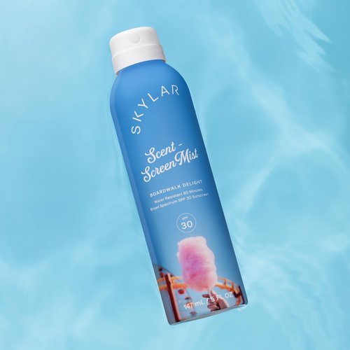 Skylar Sunscreen Mist, Broad Spectrum SPF 30, Water Resistant 80 Min, Vegan, Cruelty-free, Hypoallergenic, Safe for Sensitive Skin- Boardwalk Delight, 5oz