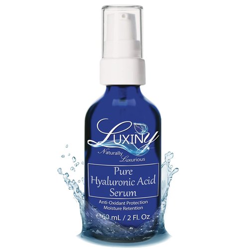 Pure Hyaluronic Acid Serum for Face 2oz (DOUBLE SIZE) Anti-Aging Serum, Anti-Wrinkle Moisturizer, Natural Hydrating Serum for Skin, Use Daily