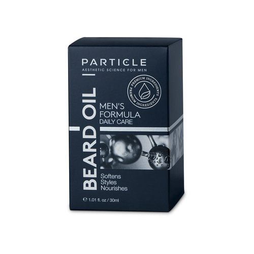 Particle Beard Oil - Soft and Itch-Free Formula with 6 Natural Oils, Argan Oil to Soften, Groom and Soothe Dry Skin (1 Oz)