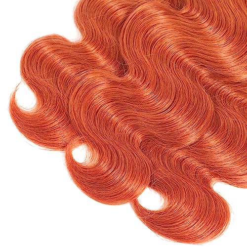 30 30 30 inch Ginger Human Hair Bundles 350 Body Wave Bundles Ginger Orange Human Hair Bundle 350 Body Wave Bundle