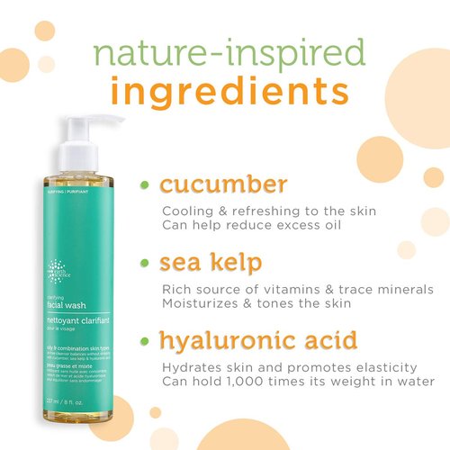 EARTH SCIENCE - Gentle Clarifying Facial Wash For Oily, Combination Skin Types (2pk, 8 fl. oz.)