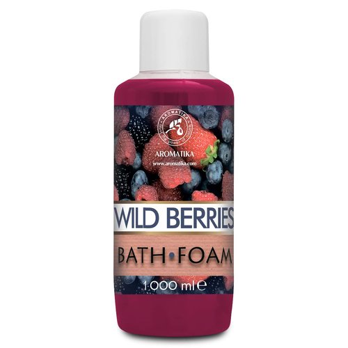 Bath Foam Wild Berries - 34 Fl Oz (1000ml) - Body Care - Good Sleep - Beauty - Bathing - Body Care - Wellness - Relax - Aromatherapy - Spa - Bubble Baths