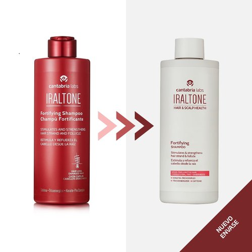 Cantabria Labs IRALTONE Fortifying Shampoo Stimulates and Strenghthens 400ml