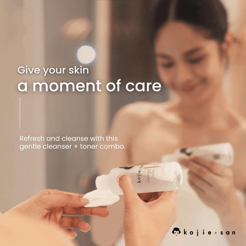 Kojie San Dual Action Cleanser and Toner, Deep Cleansing Toner, Gentle Exfoliating, and Helps Reduce Excess Oil - 100ml