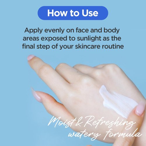 WELLAGE Real Hyaluronic Watery Glow Sunscreen Double Set SPF50 - Broad Spectrum UV Protection with 6 Types Hyaluronic Acid - No White Cast, Makeup Base - K-Beauty Face Sunscreen, 1.69 fl.oz x 2 Pack