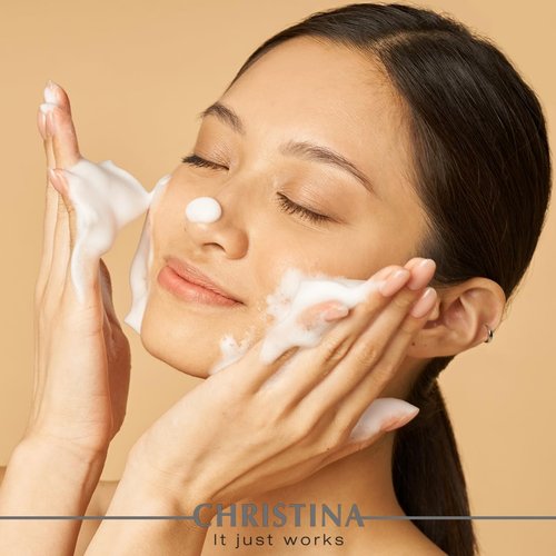 -CHRISTINA- Nuance Gentle Daily Cleanser for Face - Hydrating Facial Wash for Women & Men - Purifying, Moisturizing, Natural Emulsion with Pomegranate, Raspberry & Grape Seed Extracts - 300ml