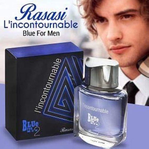 RASASI Blue 2 L'incontournable Eau De Parfum Spray for Men, 2.5 Ounce