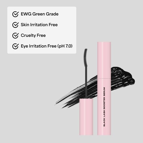 ENTROPY MAKEUP All-In-One Eyelash Serum & Mascara, Eyelash Growth Serum for Fuller Lashes, Biotin & Madecassoside Nourishment, Visible Results in 14 Days, Vegan & Cruelty-Free, Black, 0.24 Oz