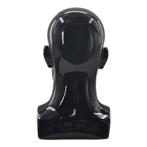 Tcwuzick Male Mannequin Head Professional Manikin Head for Display Wigs Hats Headphone Mask Sunglasses Jewelry and Scravat Display Stand (L90-lianghei)