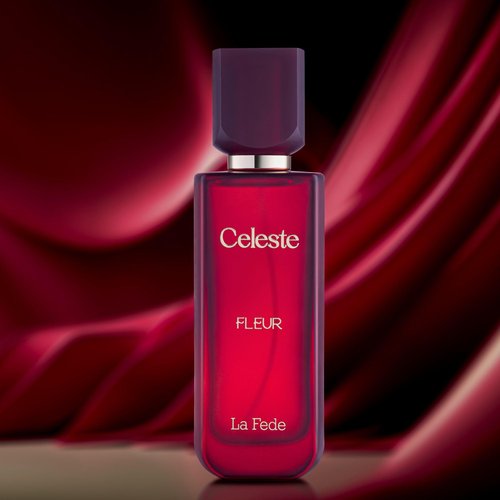 Celeste Fleur 100ml EDP La Fede by Khadlaj - Perfume for Women - Blackcurrant Violet and Cedar- Over Red Juicy Accords with Warm Woody Vanilla Scent