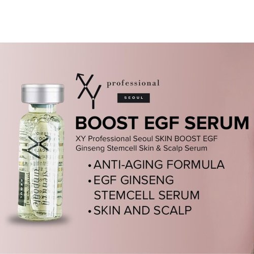 XY Professional EGF Peptides Serum For Face Skin BOOST Epidermal Growth Factor Ginseng stemcell Ampoule, KOREA Microneedling academy supplies