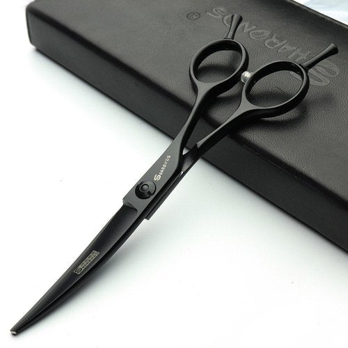 6Inch Hairdresser Scissors Hairstyle Studio Salon Scissors High-End Hairdresser Hair Styling Scissors Made Curved Design
