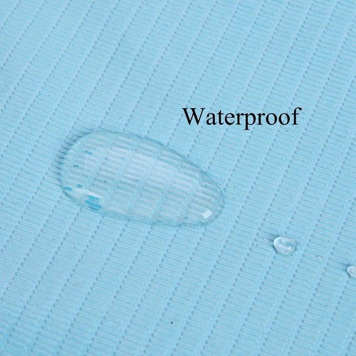 13" x 18" Dental Bibs Disposable Pack of 125,Soft and Waterproof Dentist Bibs for Dental Tray Covers,Tattoo Bib Sheet and Nail Table Cover Supplies (Blue)