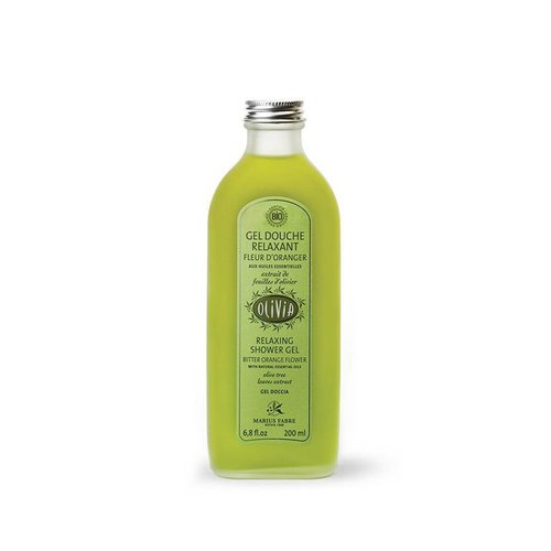 Marius Fabre Certified Organic Olivia Shower Gel - Orange Blossom Scent, 230 ml (7.8 fl oz)