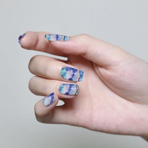 JERCLITY 10 Rolls Marbling Nail Foil Transfer Sticker Kit Nail Foil Sheets Foil Nail Art Decals Marbled Nail Foil Transfer Stickers Foil Nail Wraps for Foil Nail Art(Style-1)