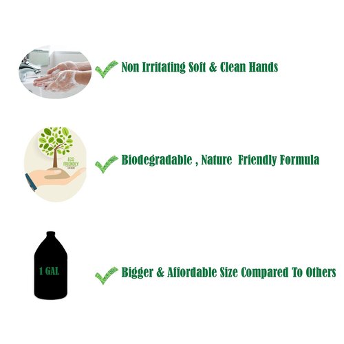 GreenFist Lotionized Hand Soap [ Liquid Gel Refill ] Made in USA, 128 Ounce (1 Gallon) (Honey Suckle and Peach Set)
