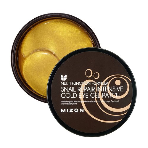 MIZON Snail Gold Eye Gel Patches & Snail Repair Eye Cream. Total eye care, Bright, Young-looking eyes, Moisturizing, Anti-wrinkle