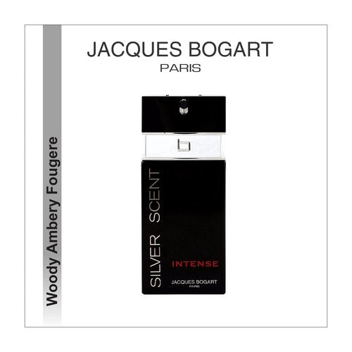 Jacques Bogart Silver Scent Intense Men Eau De Toilette Spray, 3.33 Ounce