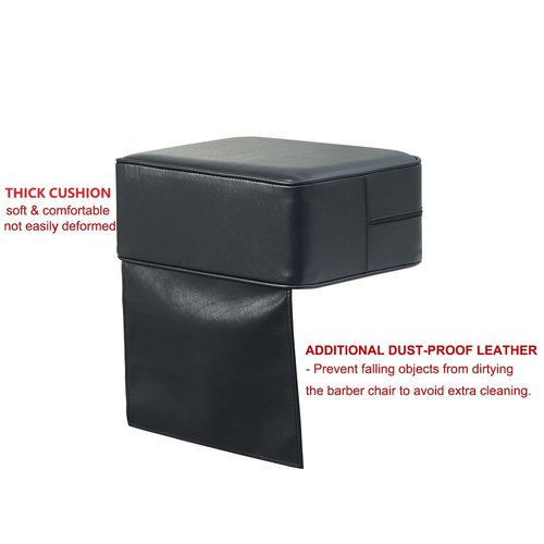 Kaleurrier Barber Chair Booster Seat for Kids - Portable Height Increasing Cushion for Salon Chairs - Barbershop Equipment for Stylist