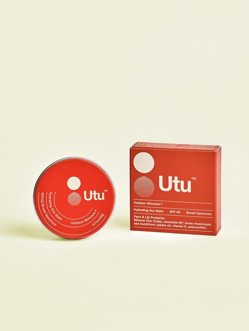 UTU - Hydrating Sun Balm Face & Lip Protector SPF 50 | Vitamin E, Snow Mushroom + Ceramide NP | Reef Safe, Cruelty Free, Broad Spectrum (20 g | 0.7 oz)
