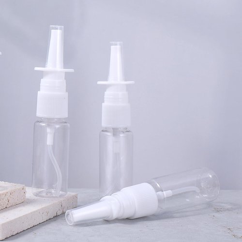 simarro 6Pcs Empty Nasal Spray Bottles, 20 ml Nasal Spray Bottles PET Refillable Atomiser Spray Bottle Reusable Empty Nasal Spray Bottle for Perfume, Essential Oils, Saline Solution