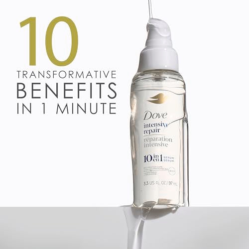 Dove Intensive Repair Amino Serum for Damaged Hair with Bio-Protein Care Technology 3.3 oz