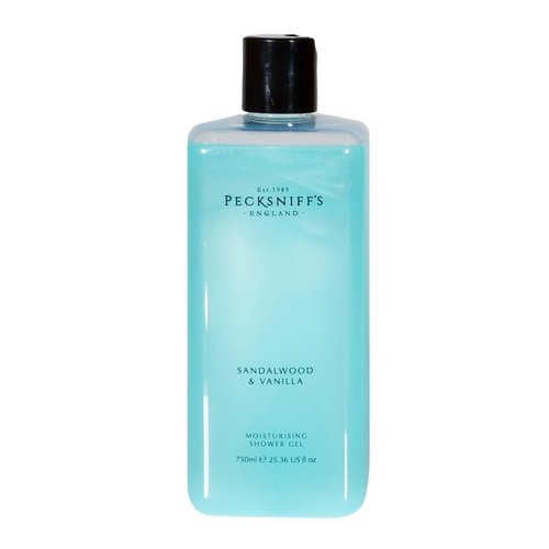Pecksniff's Sandalwood & Vanilla Moisturizing Shower Gel | 750ml / 25.36 Fl Oz