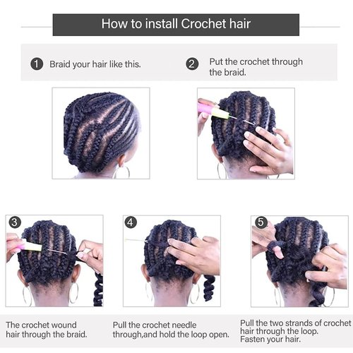 New Faux Locs Crochet Hair 24 Inch 8 Packs Soft Locs Long Deep Waves Goddess Ombre Prelooped Synthetic Dreadlock Extensions (24inch, 1B27)