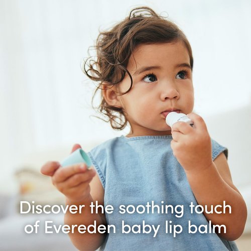 Evereden Kids Face Wash: Cool Peach, 1.7 oz. & Kids Lip Balm, 0.13 oz | Clean and Non-Toxic Products | Multi-Vitamin Skin Care for Toddlers