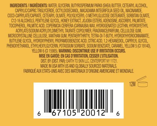 Earth To Skin Honey Manuka Calming Night Cream – Nourishing Moisturizer with Shea Butter, Macadamia Oil & Glycerin – 2.0 fl oz