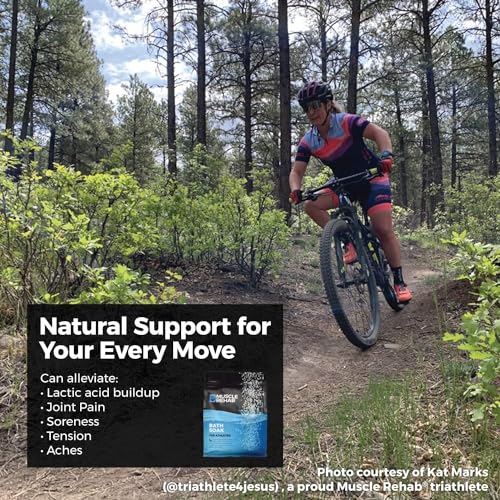 Epsom Salt Muscle Recovery Soak with Arnica, Turmeric & Essential Oils ? Post Workout Bath Salts for Athletes, Pain Relief, Sore Muscles & Restful Sleep ? Vegan, Handmade in USA