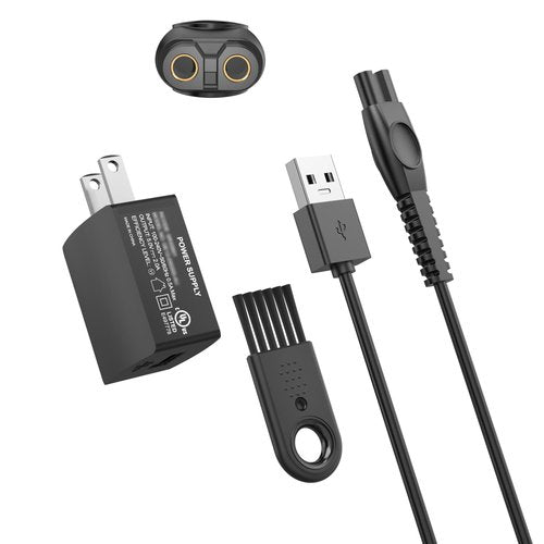 Superer 5V Fast Charger Fit for Philips Norelco One Blade 360 QP2724 QP2834, Wet&Dry Series 2000 2400, QP4631 QP6542 QP6552 QP4530 QP1924 QP1324 MG7910 MG5910 MG9510 MG3919 MG9525 for Phillips Shaver