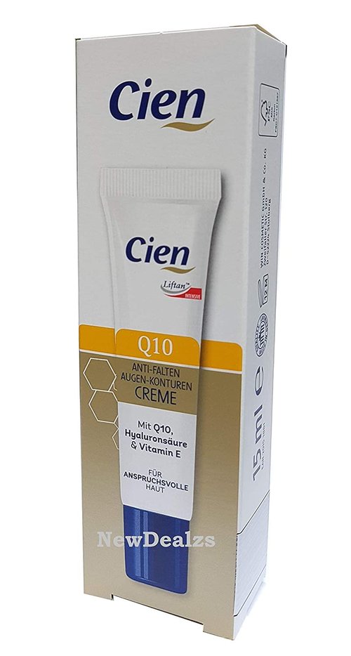 Set of 3 Anti-Wrinkle DAY CREAM - NIGHT CREAM - EYE CREAM - with q10, Hyaluronic Acid & Vitamin E
