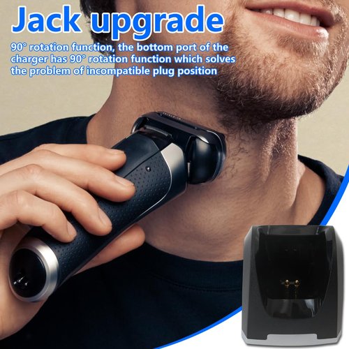 WELURE Upgraded Charger for Wahl Professional Cordless Clipper - Stable Charging Stand for Wahl, Sterling & 5-Star Cord Clipper with Non-Slip Base & Metal Counterweight