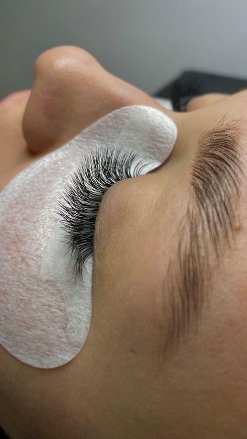 M curl 1200 Promade volume fans eyelash extension 8 sizes-in-1 round mixed box - 6D Premade fans 9-16mm, 0.07 - Pinneacle Lash Supply For Professional Lash Artists - Made in Vietnam (M curl)