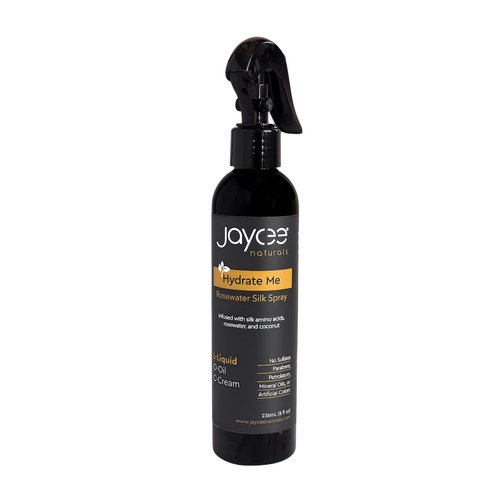 Jaycee Naturals 3-Step Loc Maintenance Kit - Clarify Weekly, Hydrate Daily & Seal Moisture | Shampoo, Rosewater Spray & Lightweight Oil for Locs & Textured Hair - Supports Healthy, Breakage-Free Locs