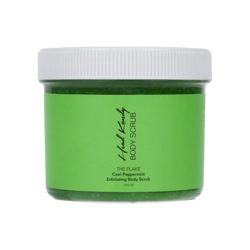 Head Kandy The Flake Exfoliating Body Scrub (13.5 oz) - Cool Peppermint Effect - Gentle Body Exfoliator