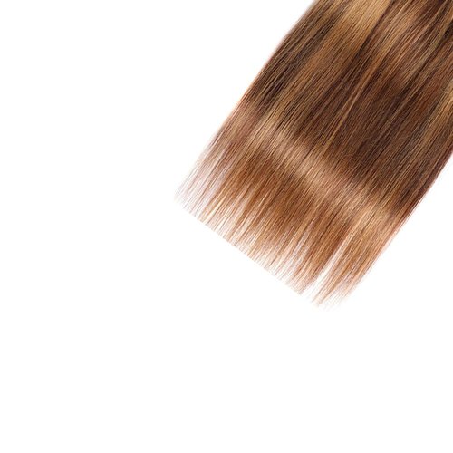 Biliisyff Highlight Bundles Human Hair P4/27 Straight Ombre Honey Blonde Bundle 10 10 10 Inch 8a Grade Double Weft Two Tone Blonde Mixed With Brown Human Hair Extensions