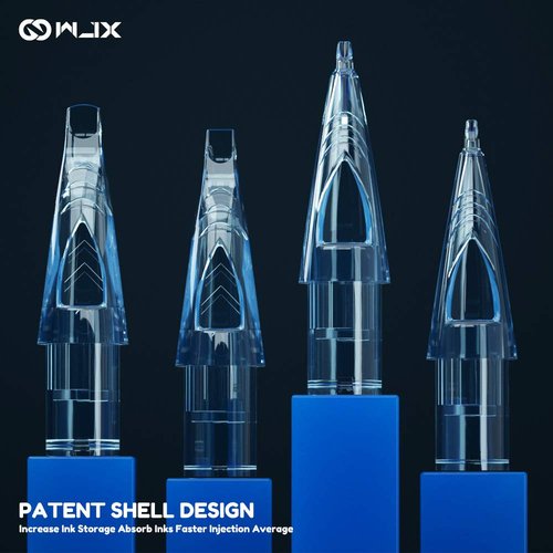 WJX Tattoo Cartridges 20Pcs Disposable Needles Round Shader 1205RS