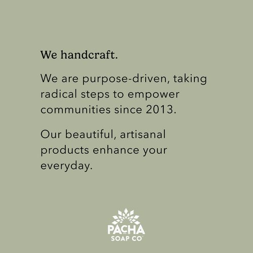 Pacha Soap Co. Caramel & Sea Salt Bar Soap - Roasted Pecans, Coffee & Brown Sugar Scent, Artisan Bar Soap for Hands, Face, and Body, Moisturizing, Handcrafted in the USA, 3-Pack (4 oz ea, 12 oz Total)