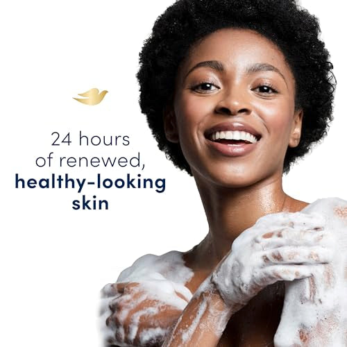 Dove Body Wash Unwinding Blueberry & Moon Milk, 4 Count for Renewed, Healthy Looking Skin, Moisturizing Gentle Skin Cleanser with 24hr Renewing MicroMoisture, 20 oz