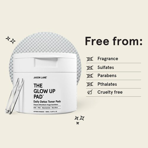 Rice Toner Pads Korean Skin Care Daily Exfoliating Pads for Face: THE GLOW UP Centella AHA PHA Niacinamide Brightening Toner for Mens Skincare, Facial Cleansing, Acne Pores, Dark Spots & Skin Radiance
