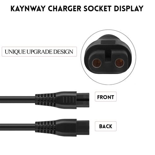 Kaynway Charger for BabylissPRO Barberology Cordless Clippers, Replacement Clipper Charger Cord for BabylissPRO FX870 FX788 FX787 FXSSM FX820 FX726 FX825 Outlining Trimmer